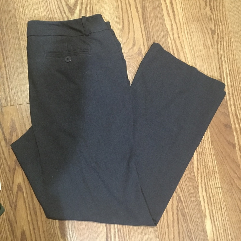 Sz 12P dress pants Gray straight leg Worthington